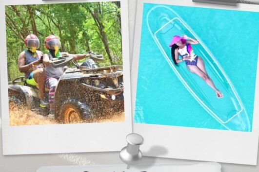 Collin’s Adventure Tours Double Tours Clear Kayak Drone Photoshoot & ATV Tour in Jamaica