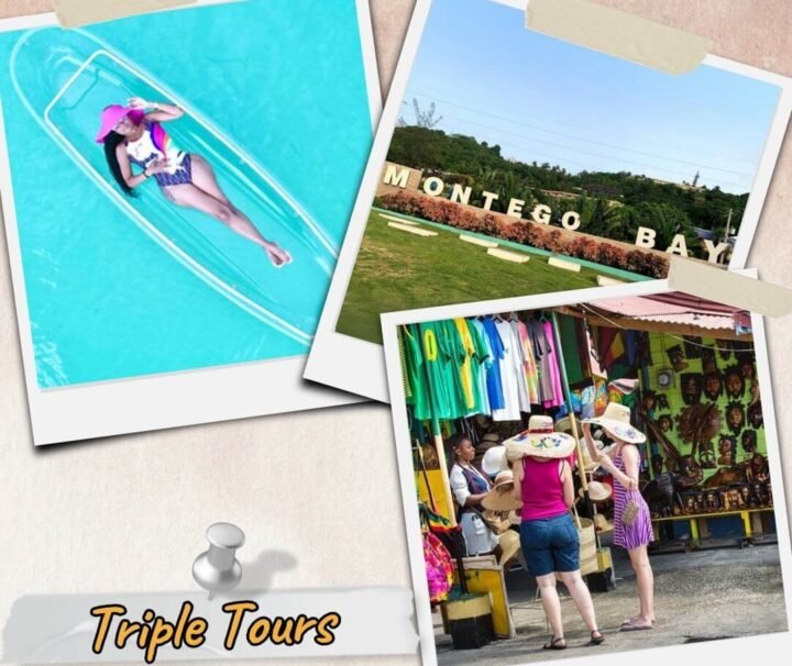 Collin’s Adventure Tours Triple Tours Clear Kayak Drone Photoshoot, Montego Bay City Tour & Shopping in Jamaica
